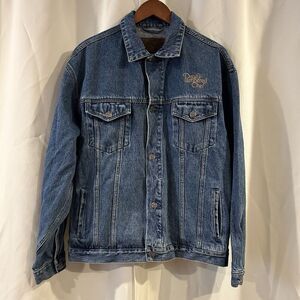 The Pampered Chef‎ Embroidered Denim Jean Jacket Size Large